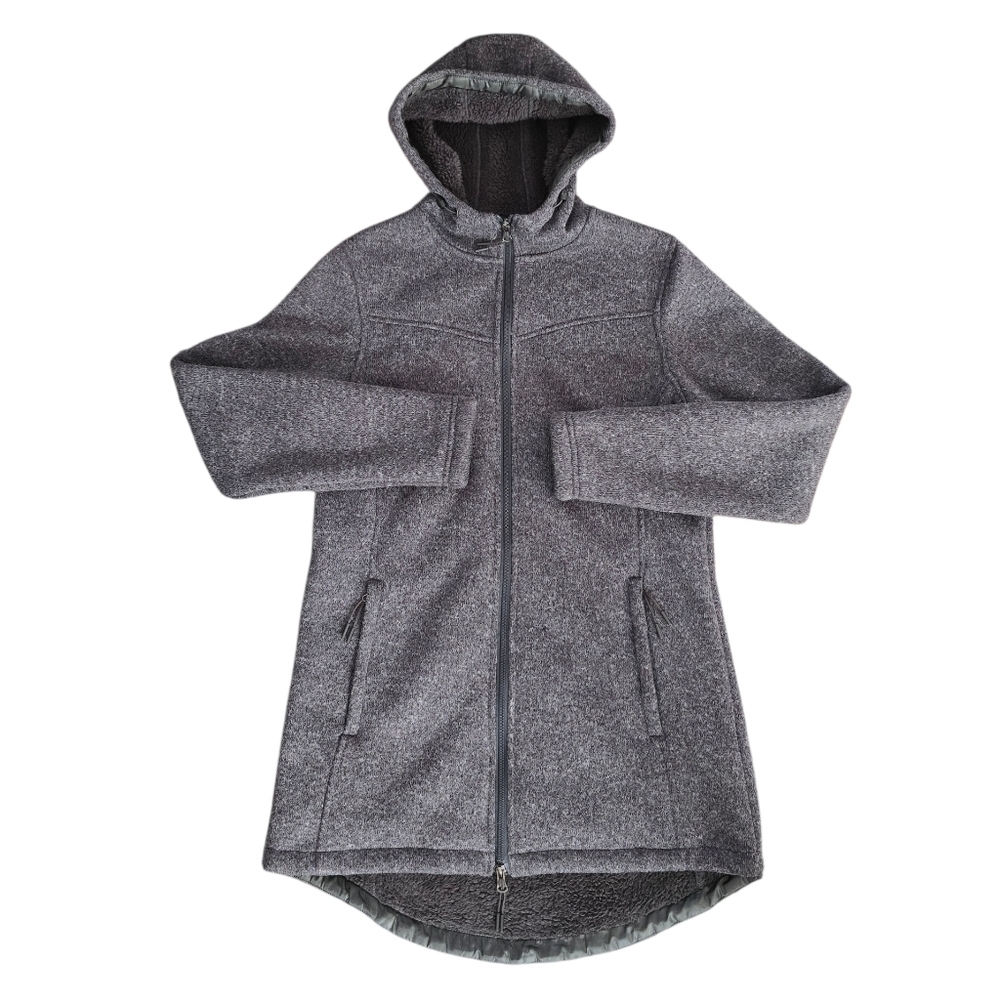 Stoic Women's Gray Flewce Lined Jacket Full Zip Size M